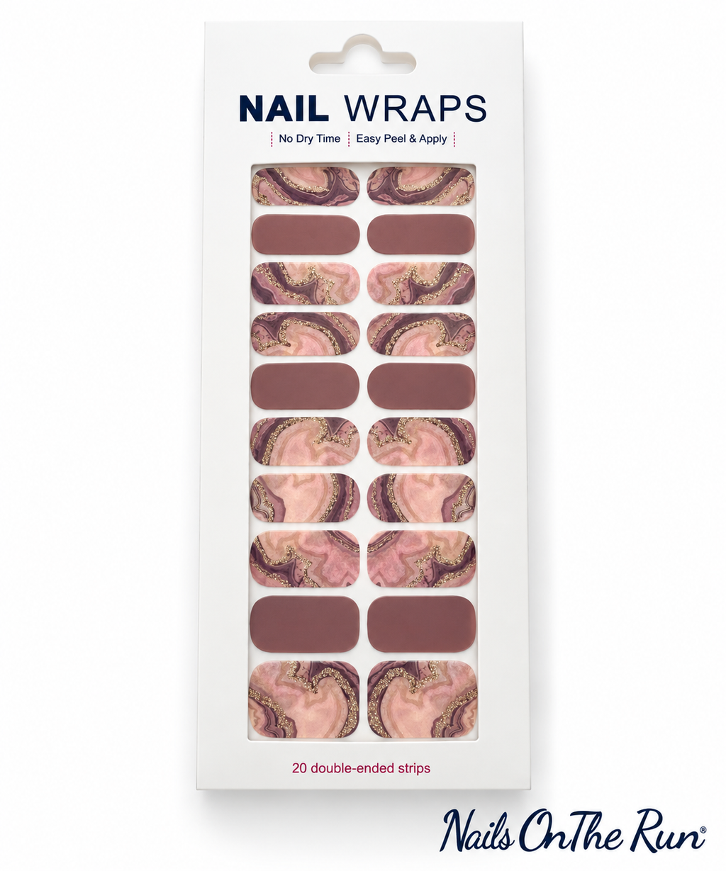 Nail Polish Wraps JK125 | Easy Apply Nail Stickers UK