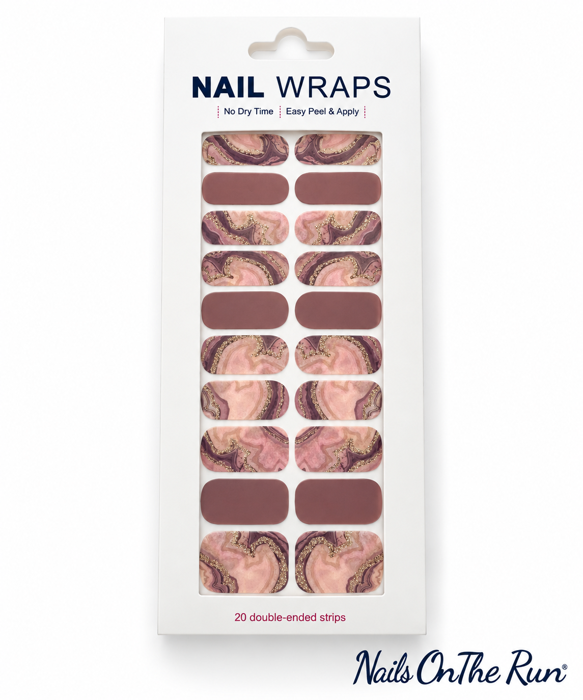 Nail Polish Wraps JK125 | Easy Apply Nail Stickers UK