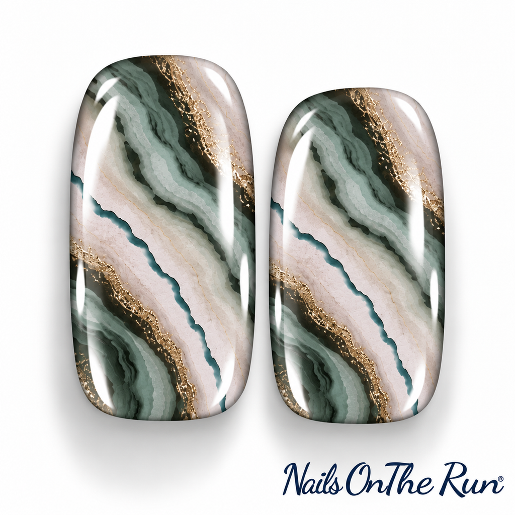 Nail Polish Wraps JK122 | Easy Apply Nail Stickers UK