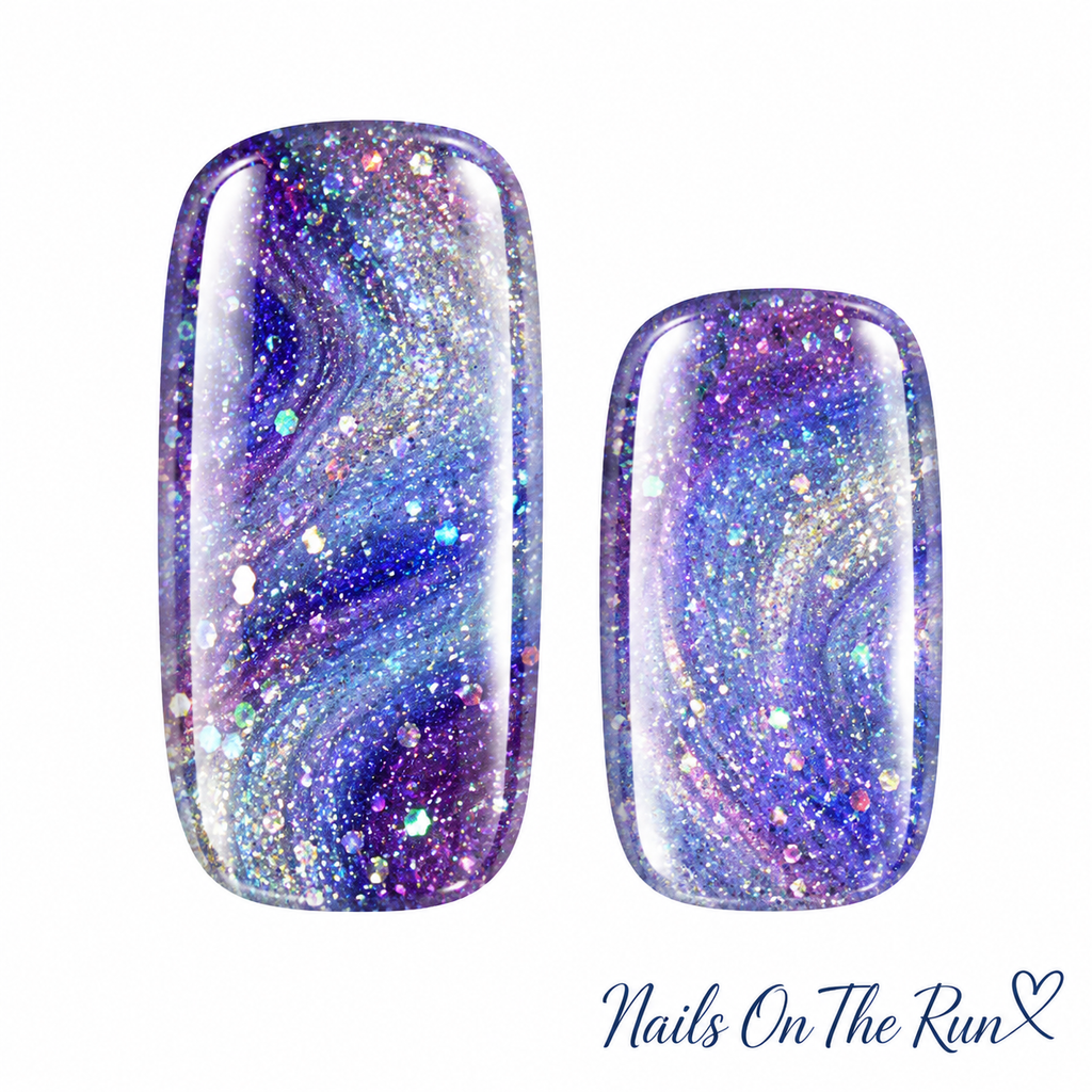 Gel Nail Wraps G037 | No Cure Gel Polish Nail Wraps UK