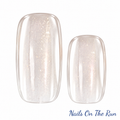 Semi Cured Gel Wraps 168 | Salon Finish Nail Wraps UK - Clear with slight shimmer/sparkle