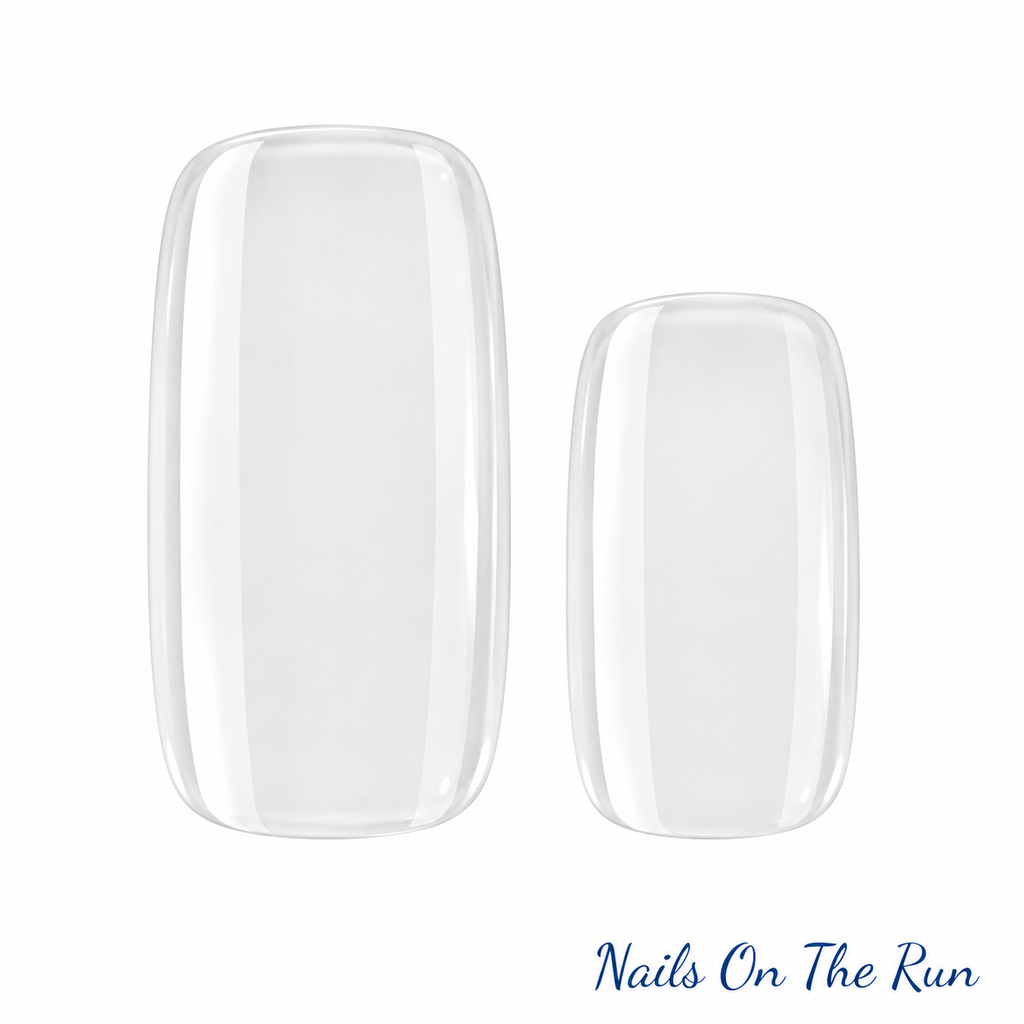 Gel Nail Wraps G115 | No Cure Gel Polish Nail Wraps UK - TRANSPARENT WRAPS