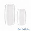 Gel Nail Wraps G115 | No Cure Gel Polish Nail Wraps UK - TRANSPARENT WRAPS
