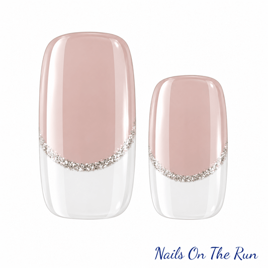 #nailsontherun #nail #nailwraps #semicuredwraps #frenchtipnailwraps