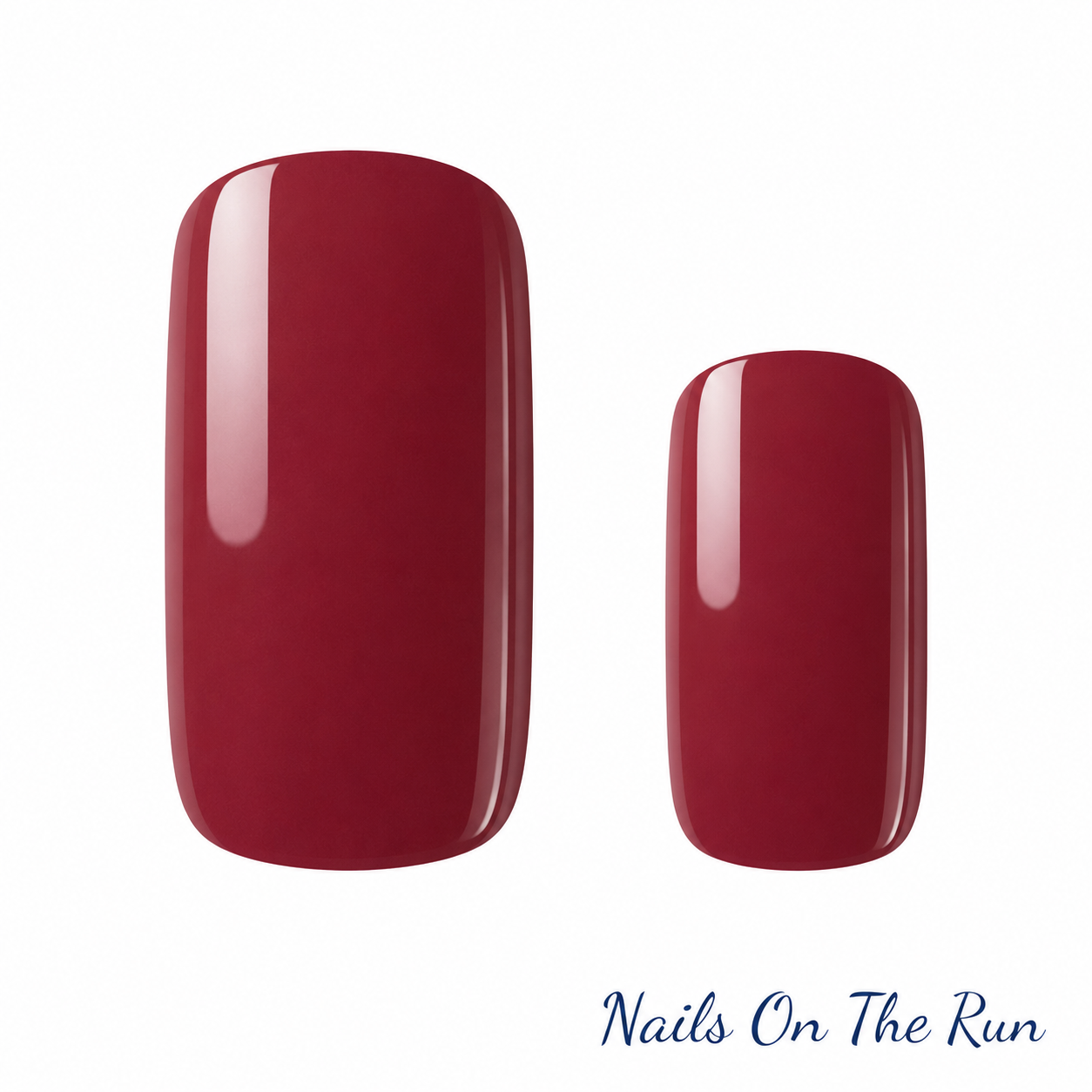 Semi Cured Gel Wraps 725 | Salon Finish Nai Wraps UK - £5.00 - Two Tone with golden shimmer and red