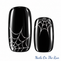 Semi Cured Gel Wraps 327 | Salon Finish Nail Wraps UK - HALLOWEEN