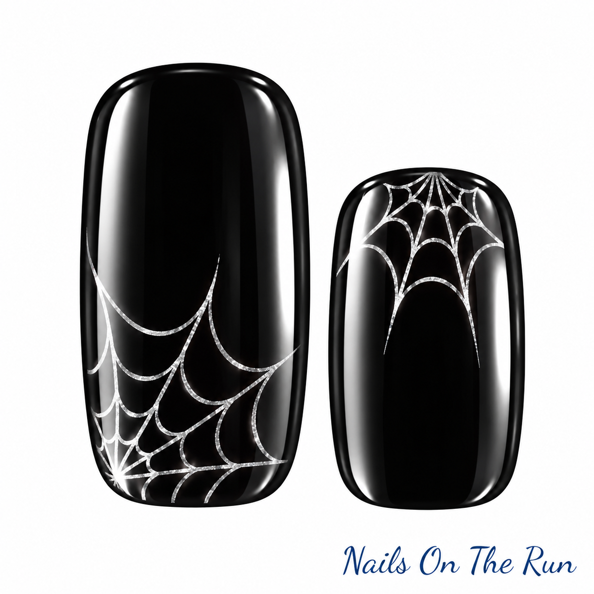 Semi Cured Gel Wraps 327 | Salon Finish Nail Wraps UK - HALLOWEEN