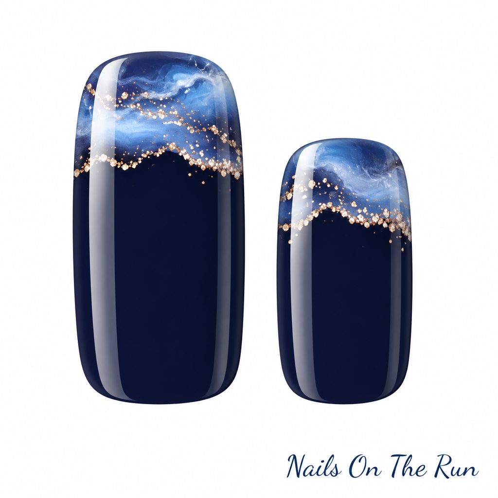 Semi Cured Gel Nail Wraps 622 | Salon Finish Nail Wraps UK