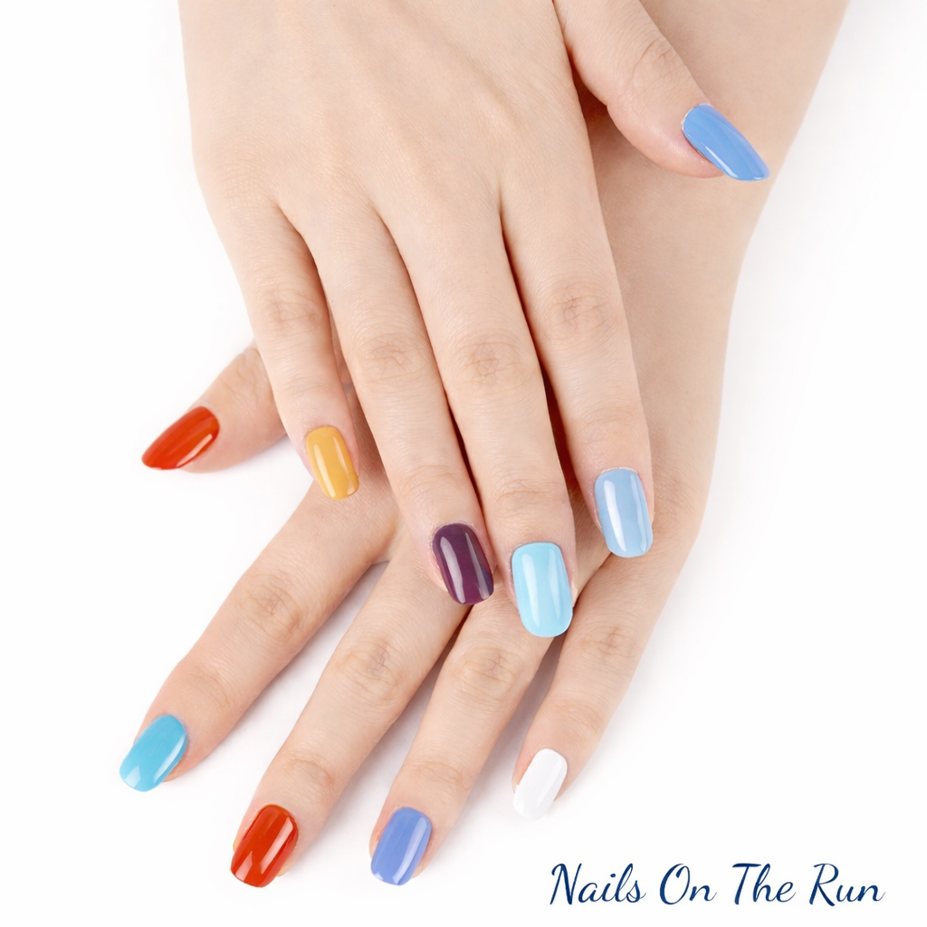 Semi Cured Gel Nail Wraps 283 | Salon Finish Nail Wraps UK