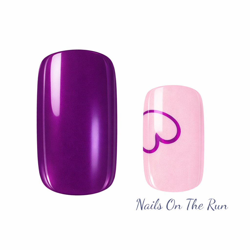 Semi Cured Gel Nail Wraps 707 | Salon Finish Nail Wraps UK