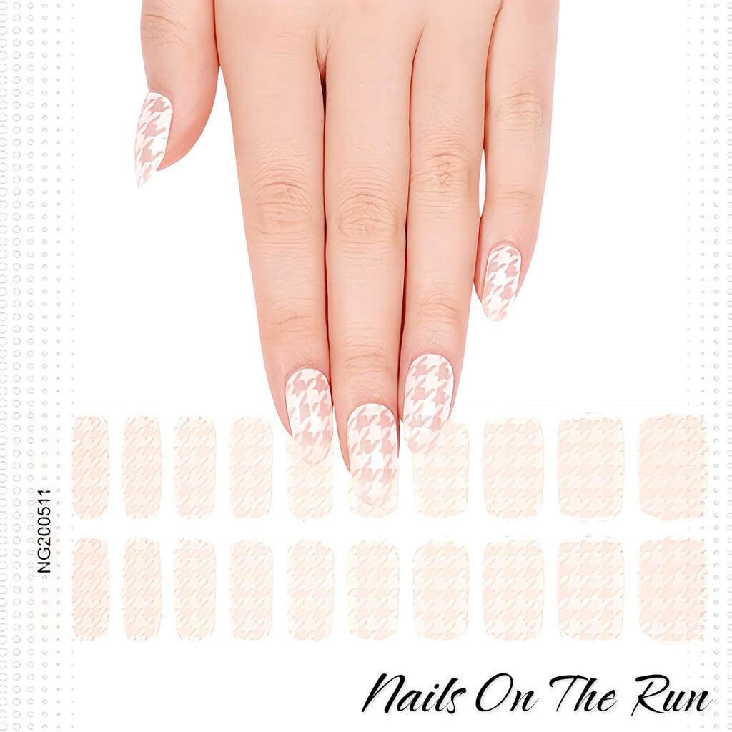 Semi Cured Gel Nail Wraps 511 | Salon Finish Nail Wraps UK