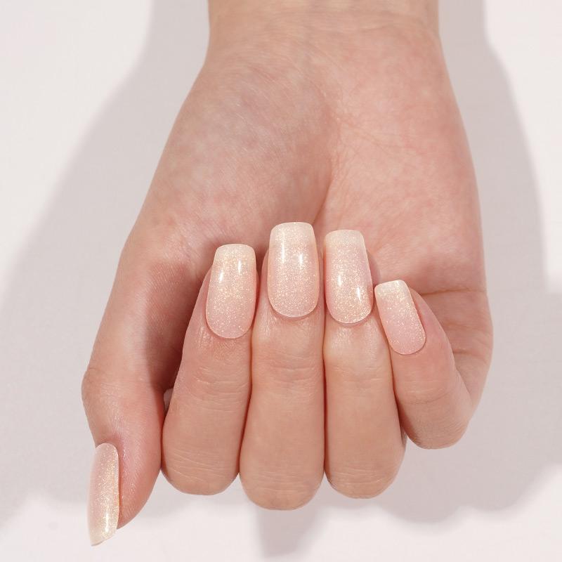 Semi Cured Gel Wraps 618 | Salon Finish Nail Wraps UK - Translucent