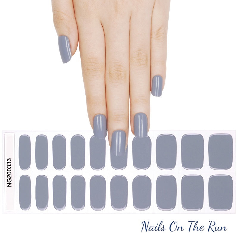 Semi Cured Gel Nail Wraps 333 | Salon Finish Nail Wraps UK