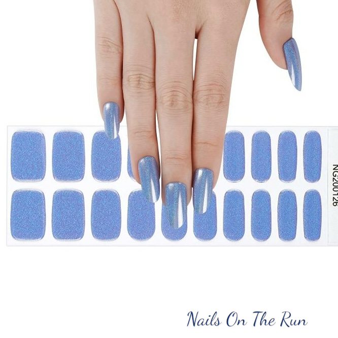 Semi Cured Gel Nail Wraps 126 | Salon Finish Nail Wraps UK