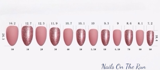 Press On Nails PON003 | Almond Shape False Nails UK