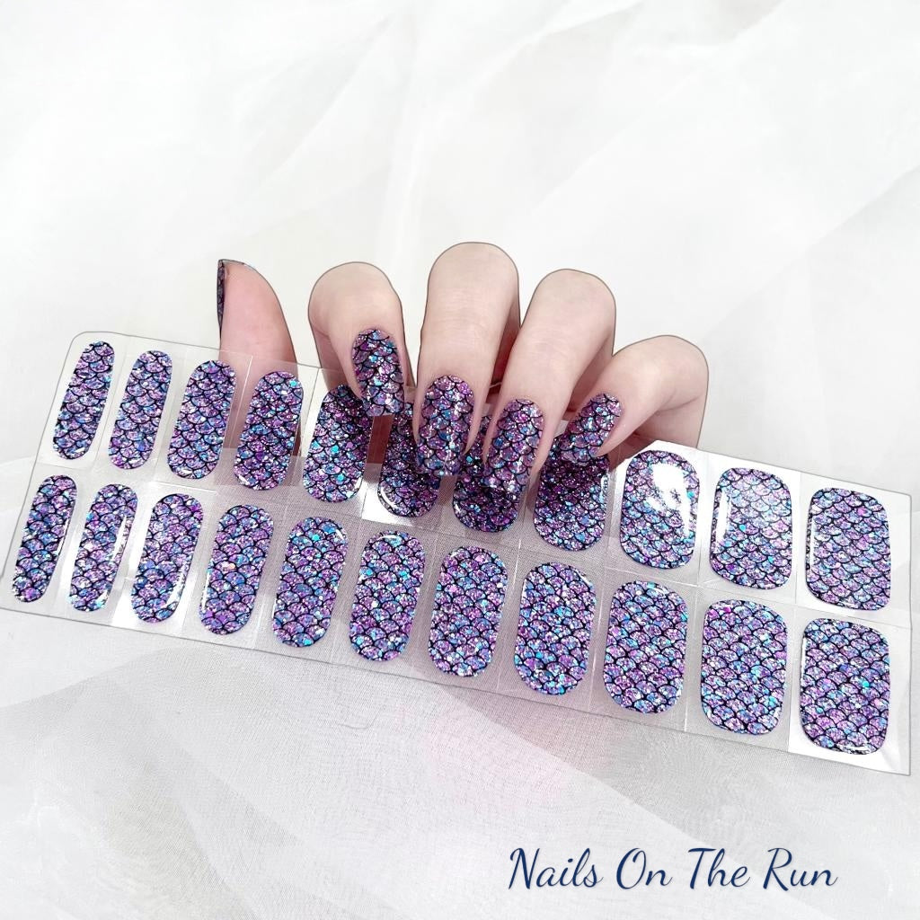 Gel Nail Wraps G034 | No Cure Gel Polish Nail Wraps UK