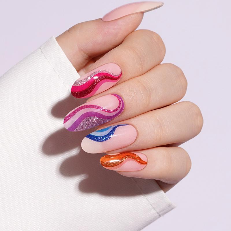 Semi Cured Gel Wraps 780 | Salon Finish Nail Wraps UK
