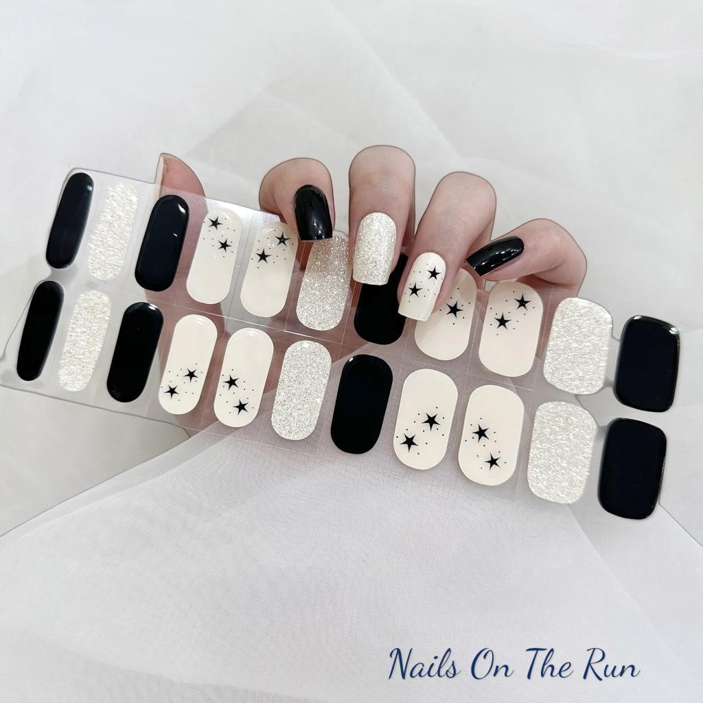 Gel Nail Wraps G007 | No Cure Gel Polish Nail Wraps UK