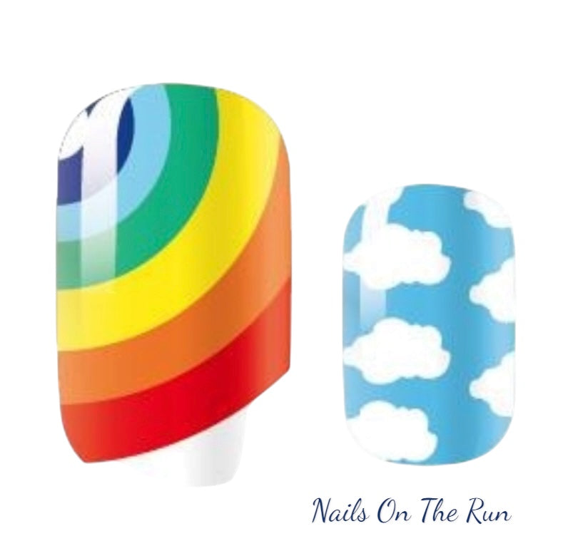 Nail Polish Wraps JK006 | Easy Apply Nail Stickers UK