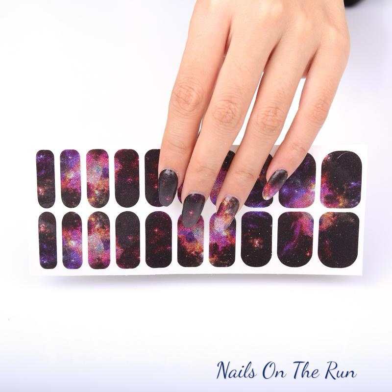 Nail Polish Wraps JK068 | Easy Apply Nail Stickers UK