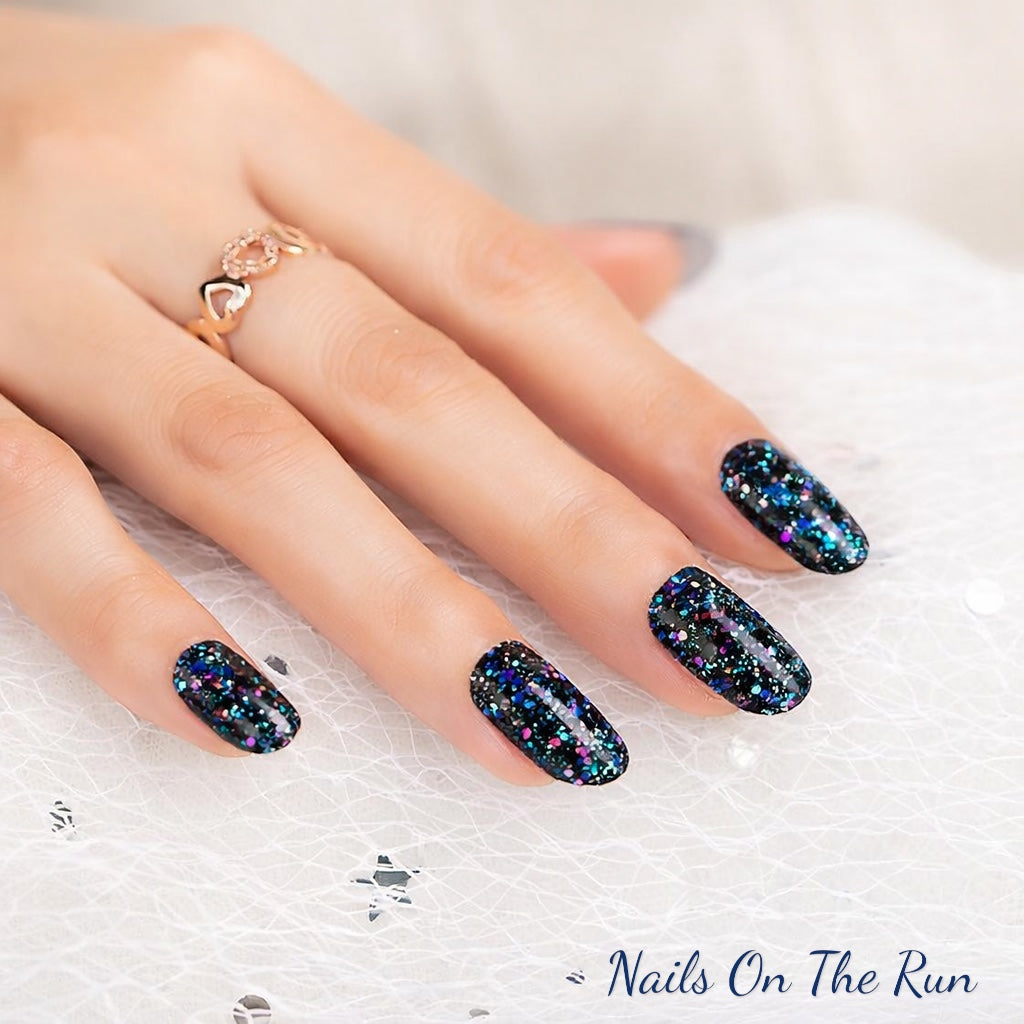 Nail Polish Wraps JK001 | Easy Apply Nail Stickers UK - £2.25