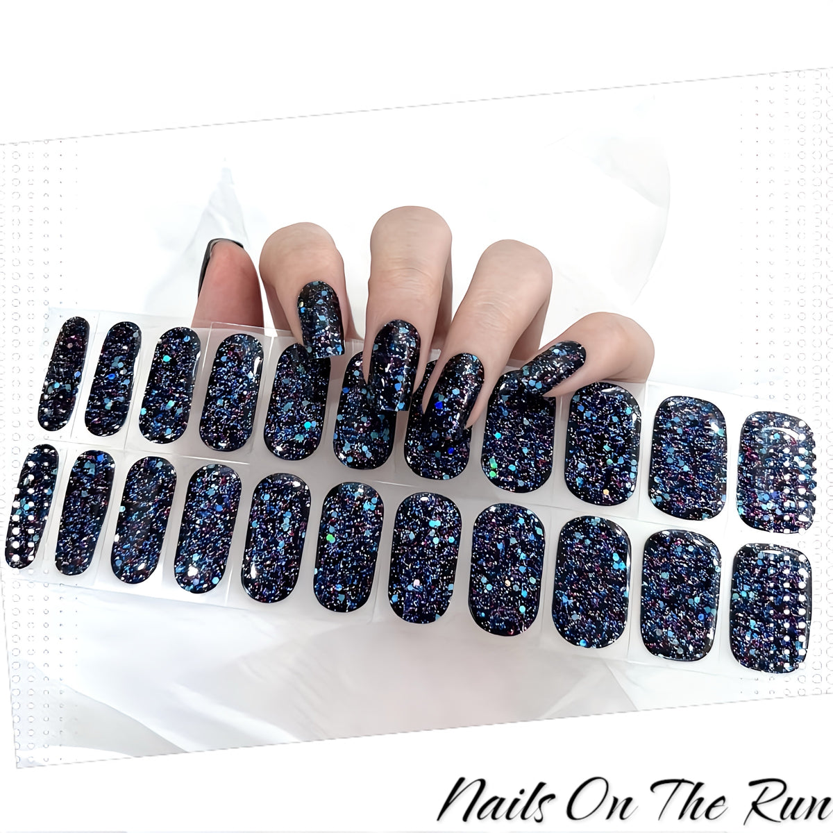 Gel Nail Wraps G019 | No Cure Gel Polish Nail Wraps UK