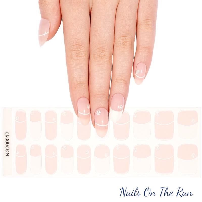 Semi Cured Gel Nail Wraps 512 | Salon Finish Nail Wraps UK