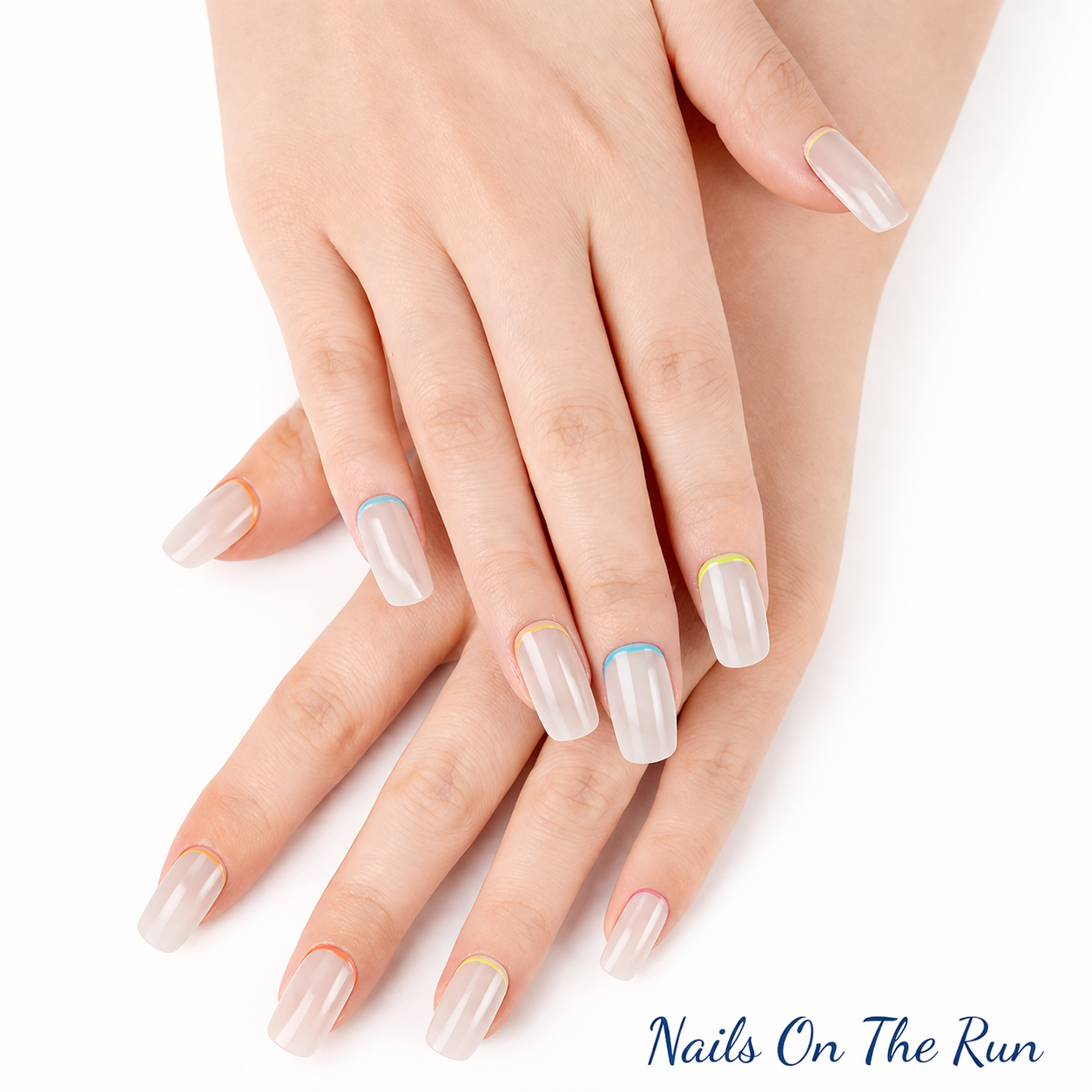 Semi Cured Gel Nail Wraps 146 | Salon Finish Nail Wraps UK