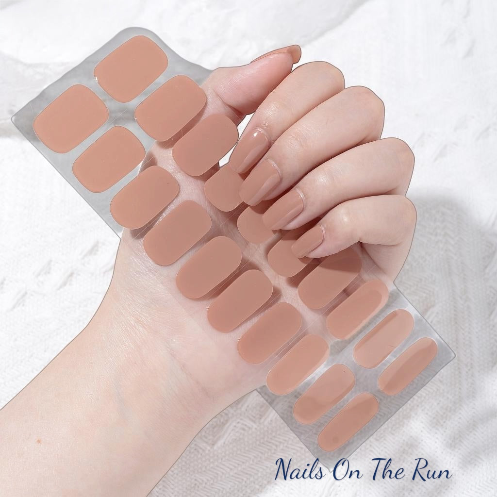 Gel Nail Wraps G046 | No Cure Gel Polish Nail Wraps UK