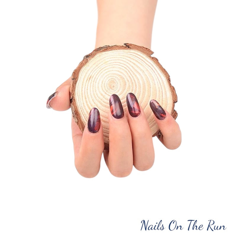 Nail Polish Wraps JK069 | Easy Apply Nail Stickers UK