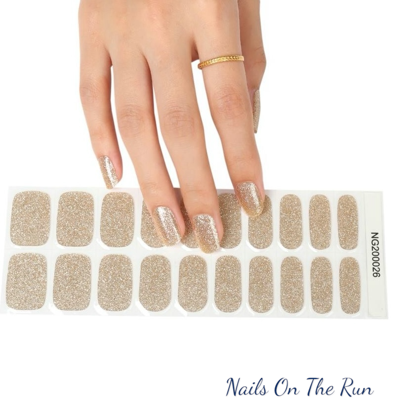 Semi Cured Gel Nail Wraps 026 | Salon Finish Nail Wraps UK