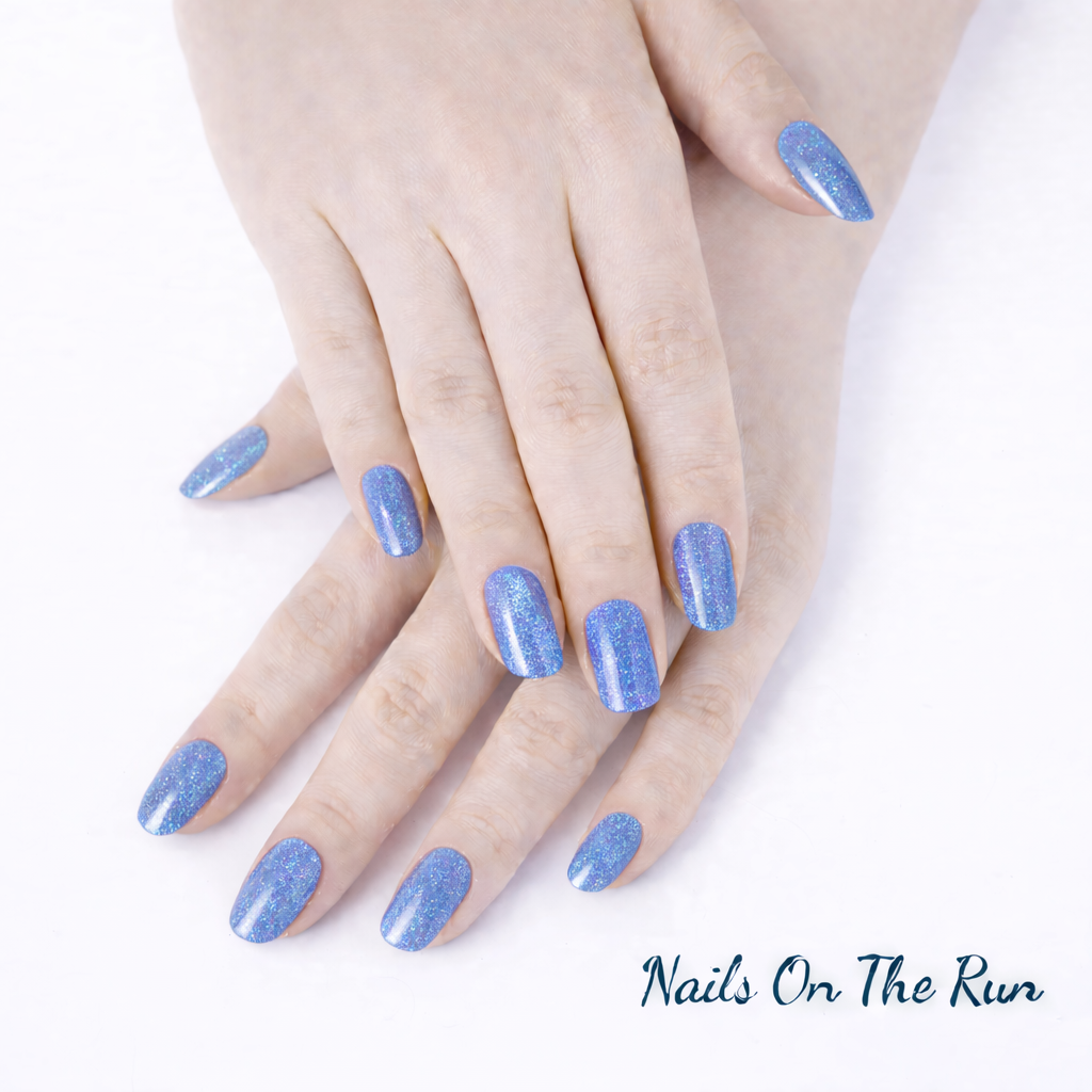 Semi Cured Gel Nail Wraps 126 | Salon Finish Nail Wraps UK