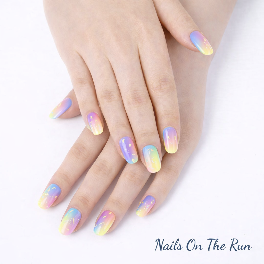 Semi Cured Gel Nail Wraps 014 | Salon Finish Nail Wraps UK