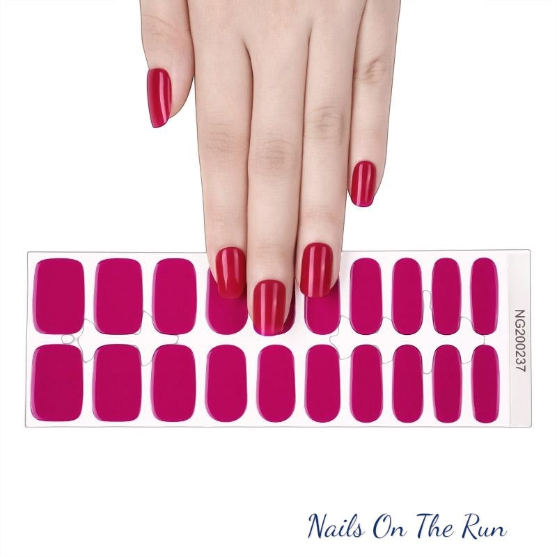 Semi Cured Gel Nail Wraps 237 | Salon Finish Nail Wraps UK