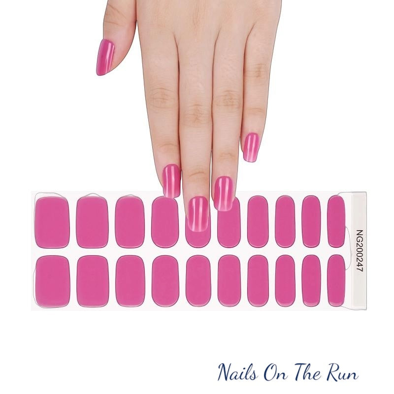 Semi Cured Gel Nail Wraps 247 | Salon Finish Nail Wraps UK