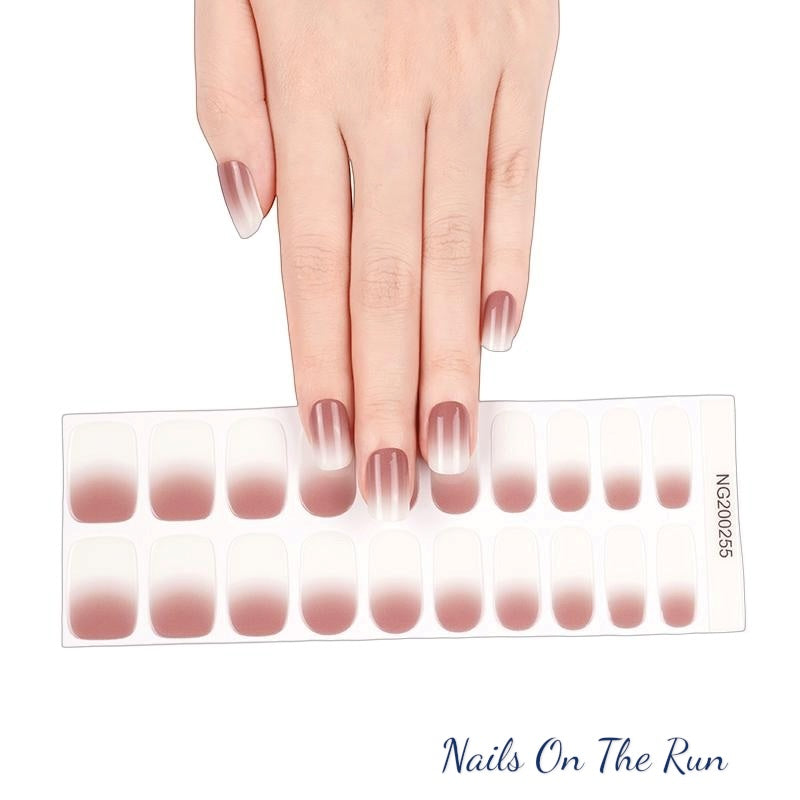 Semi Cured Gel Nail Wraps 255 | Salon Finish Nail Wraps UK
