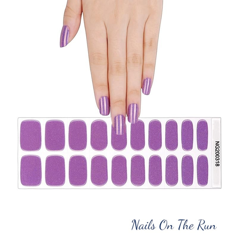 Semi Cured Gel Nail Wraps 318 | Salon Finish Nail Wraps UK