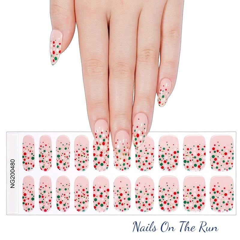 Semi Cured Gel Nail Wraps 480 | Salon Finish Nail Wraps UK