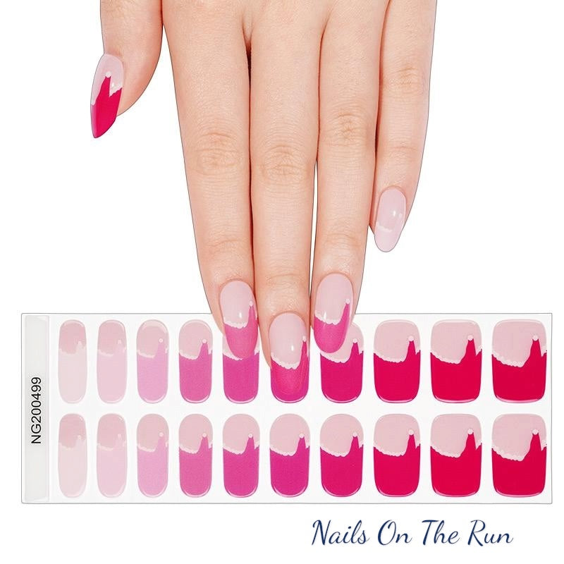 Semi Cured Gel Nail Wraps 499 | Salon Finish Nail Wraps UK