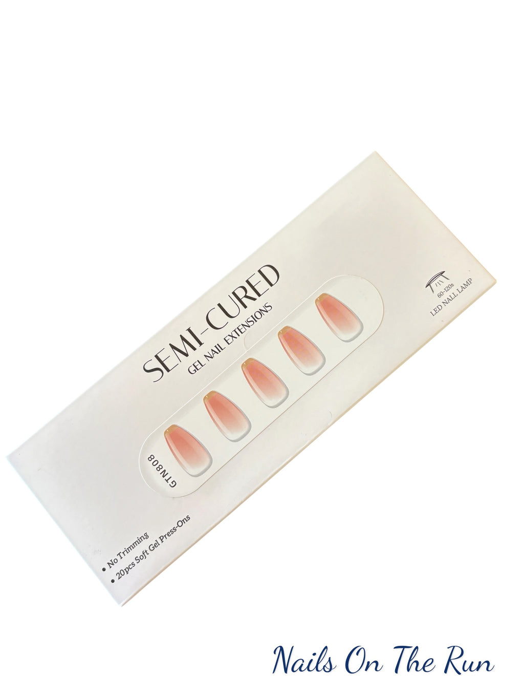 Semi Cured Extensions 808 - CLEAR BACKGROUND