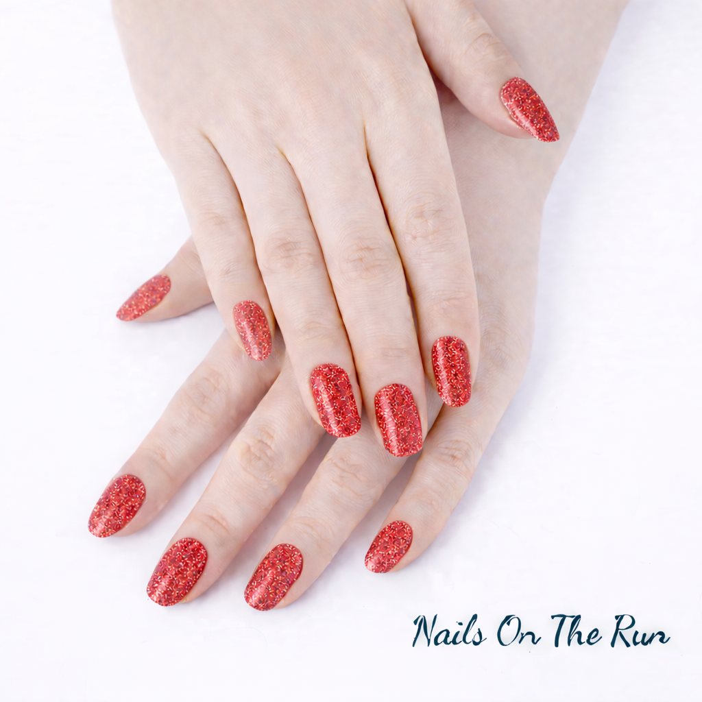 Semi Cured Gel Nail Wraps 151 | Salon Finish Nail Wraps UK